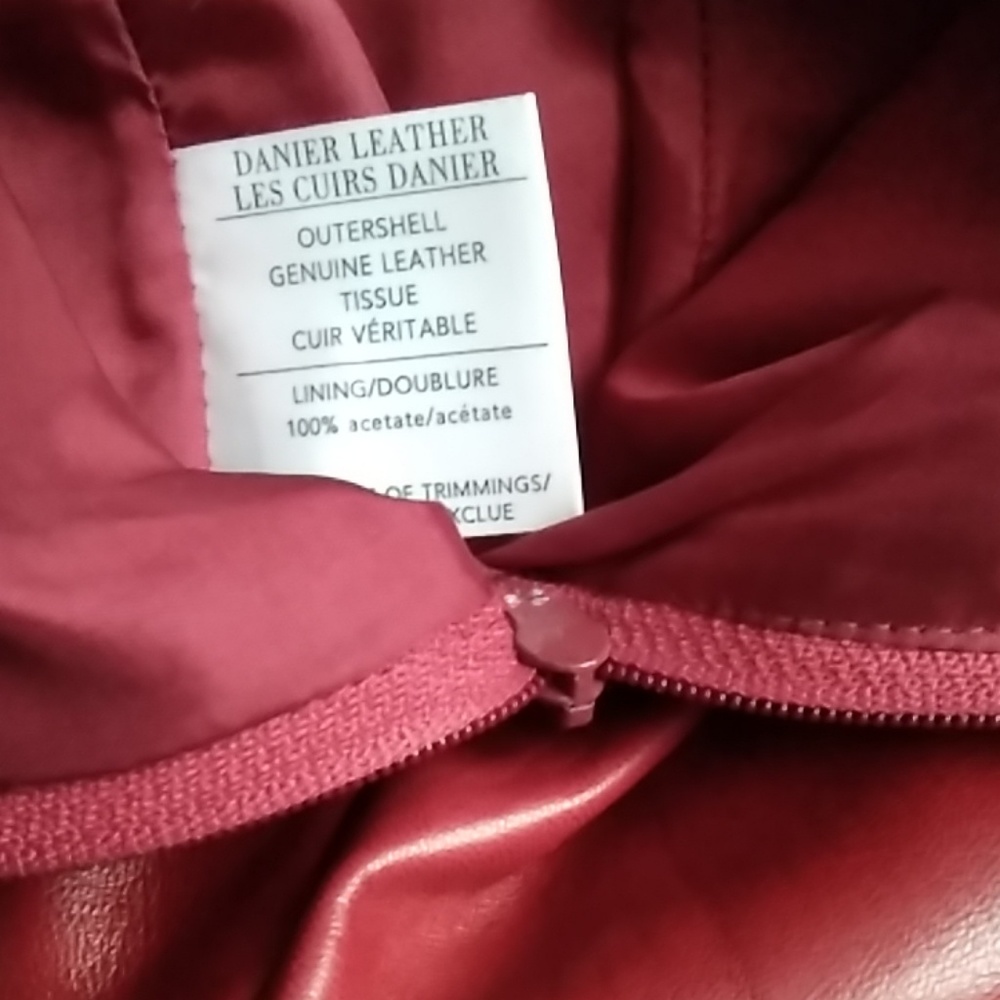 ❤️ DANIER Leather Pants~NWOT - Picture 7 of 9